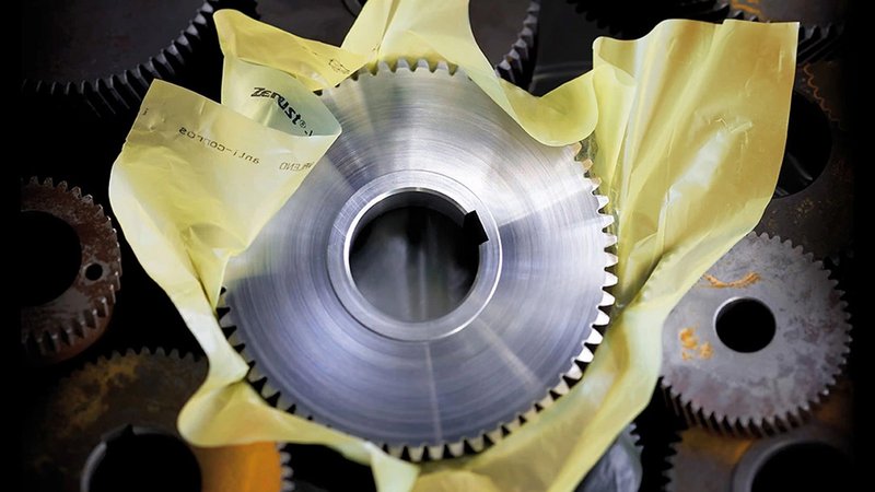 Gear with Excor anti-corrosion film Gear with Excor anti-corrosion film