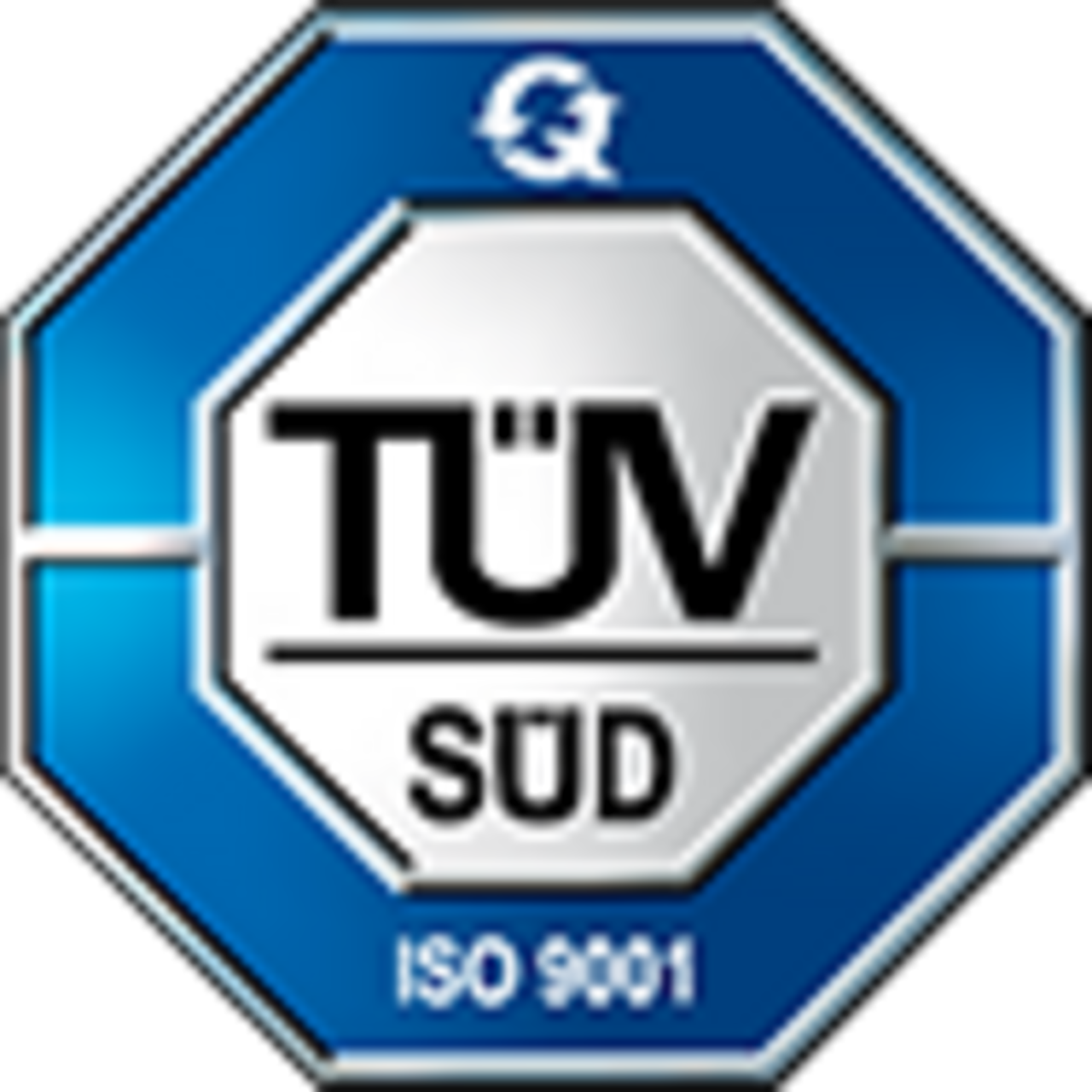 TÜV SÜD seal for quality management according to ISO 9001