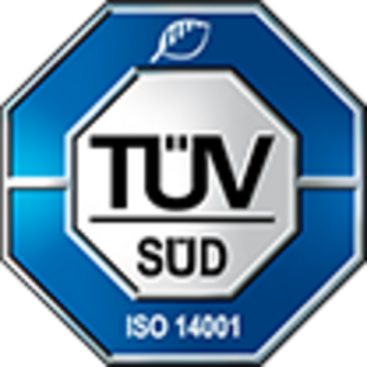 TÜV SÜD seal for environmental management according to ISO 14001